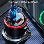 Vehicle Mini Fast Charging Charger Car One To Three Cigarette Lighter, Regular Version, Standard Version, Upgrade Version, Premium Version, Flagship Version, Extreme Version