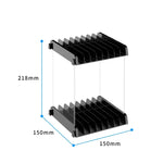 Game Card CD Disk Storage Bracket Wall Mounted Storage CD Case, 32 sheets