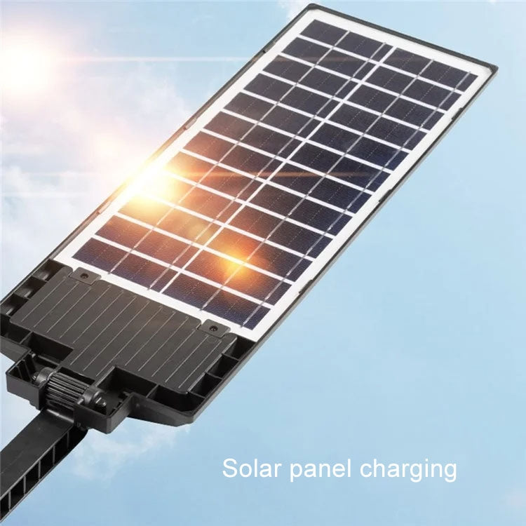 مصباح حديقة شمسي مزدوج الصف بقوة إضاءة LED قوية، مصابيح شارع استشعار، E-SMARTER W789A-6، E-SMARTER W789B-6