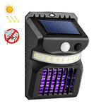 مصباح حائط شمسي LED E-SMARTER W792 مع ضوء بنفسجي لوظيفة مكافحة البعوض، حساس ذكي بشري، مصباح حديقة خارجي، ضوء أبيض، ضوء أبيض + أصفر