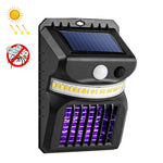 مصباح حائط شمسي LED E-SMARTER W792 مع ضوء بنفسجي لوظيفة مكافحة البعوض، حساس ذكي بشري، مصباح حديقة خارجي، ضوء أبيض، ضوء أبيض + أصفر
