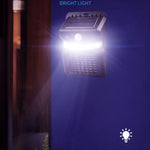 مصباح حائط شمسي LED E-SMARTER W792 مع ضوء بنفسجي لوظيفة مكافحة البعوض، حساس ذكي بشري، مصباح حديقة خارجي، ضوء أبيض، ضوء أبيض + أصفر