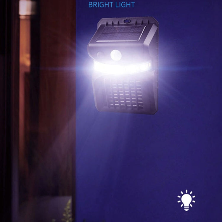 مصباح حائط شمسي LED E-SMARTER W792 مع ضوء بنفسجي لوظيفة مكافحة البعوض، حساس ذكي بشري، مصباح حديقة خارجي، ضوء أبيض، ضوء أبيض + أصفر