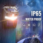 مصباح حائط شمسي LED E-SMARTER W792 مع ضوء بنفسجي لوظيفة مكافحة البعوض، حساس ذكي بشري، مصباح حديقة خارجي، ضوء أبيض، ضوء أبيض + أصفر