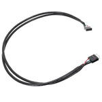 كابل تمديد USB2.0 بموصل 9 دبوس للوحة الأم، سلك مزدوج الحماية 26AWG، 20 سم، 30 سم، 50 سم، 60 سم