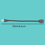 كابل محول USB-A ذكر إلى 9 دبوس مدمج في لوحة الأم مع بيانات RGB إلى منفذ خارجي U، USB-A ذكر إلى 9 دبوس
