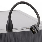 كابل محول USB-A ذكر إلى 9 دبوس مدمج في لوحة الأم مع بيانات RGB إلى منفذ خارجي U، USB-A ذكر إلى 9 دبوس