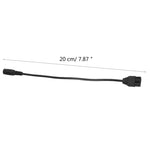 كابل مروحة 4 دبوس لمحول طاقة DC5521 إلى 12V لحافظة الكمبيوتر، DC5521 إلى 12V 4 دبوس