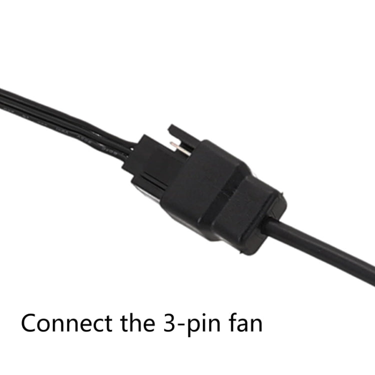 كابل مروحة 4 دبوس لمحول طاقة DC5521 إلى 12V لحافظة الكمبيوتر، DC5521 إلى 12V 4 دبوس