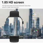 ساعة ذكية رياضية لمراقبة الصحة مقاومة للماء IP67 بقياس 1.85 بوصة T12Pro مع بلوتوث ومكالمات
