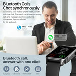 ساعة ذكية رياضية لمراقبة الصحة مقاومة للماء IP67 بقياس 1.85 بوصة T12Pro مع بلوتوث ومكالمات