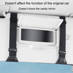 Multi-functional Car Sunshade Sunglasses ID Ticket Storage Bag Car Sun Visor Eyeglasses Case