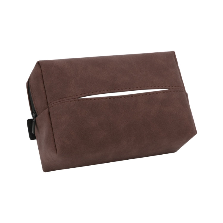 Car Armrest Box Tissue Box Car Sun Visor Seat Back Hanging Tissue Storage Bag