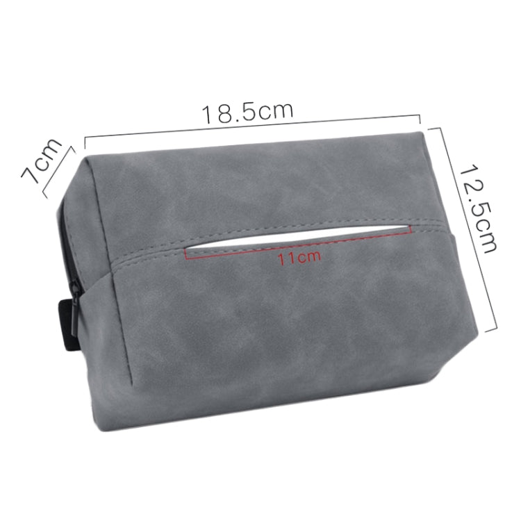 Car Armrest Box Tissue Box Car Sun Visor Seat Back Hanging Tissue Storage Bag