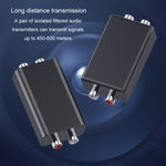 RCA Audio Ground Loop Isolator Anti-Interference Noise Reducer Eliminate Current Sound Bluetooth Receiver, Square, Ellipse