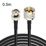 كابل محول BNC ذكر إلى UHF ذكر RG58، 0.5م، 1م، 2م، 3م، 5م، 8م، 10م