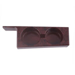 For BMW 5 Series E39/528i/530i/M5 Left-hand Drive Car Central Control Cup Holder, Black, Carbon Grain, Rosewood Color, Black With groove, Carbon Grain With Groove, Rosewood Color With Groove