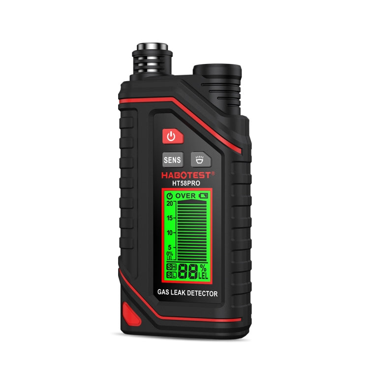 كاشف غاز محمول قابل لإعادة الشحن HABOTEST، HT629