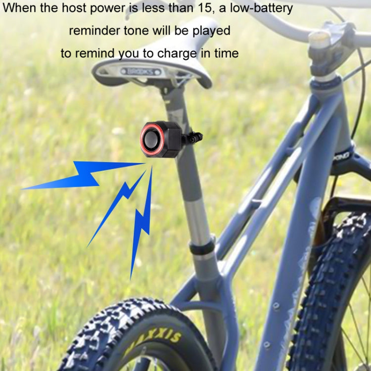Bicycle Smart Taillight Anti-theft Alarm Brake Warning Light, WL03C Remote Control, WL03C Set + Silicone Remote Control, WL09C Remote Control