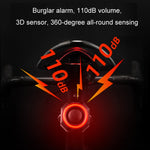 Bicycle Smart Taillight Anti-theft Alarm Brake Warning Light, WL03C Remote Control, WL03C Set + Silicone Remote Control, WL09C Remote Control