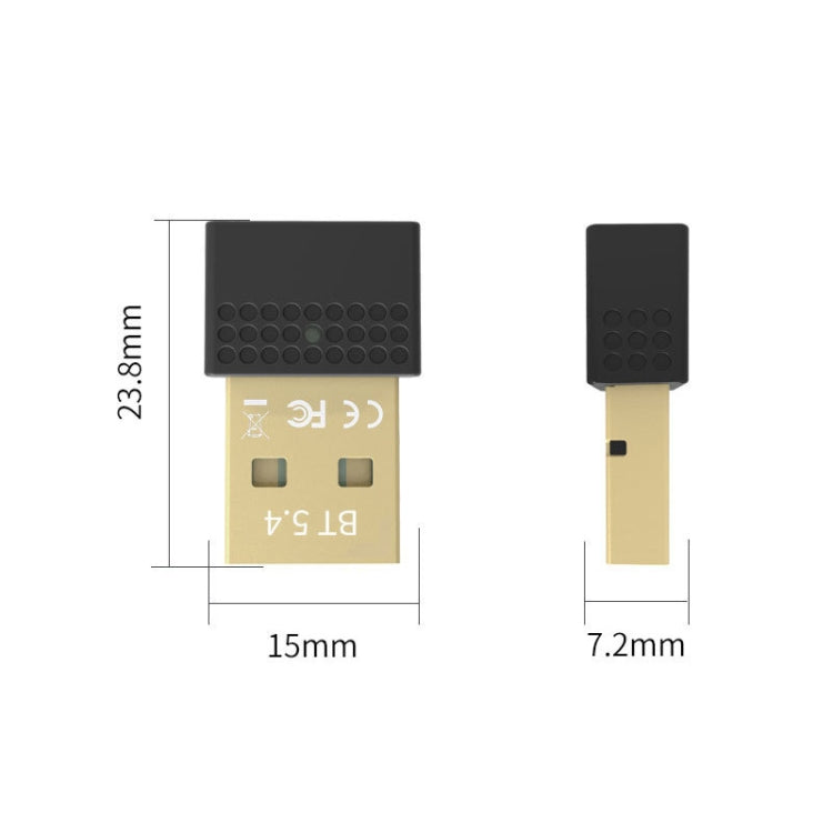 محول بلوتوث USB 5.4 مرسل ومستقبل صوت بلوتوث للكمبيوتر، بلوتوث 5.4