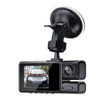 مسجل قيادة بعدسات ثلاثية بدقة HD 1080P للرؤية الليلية بالأشعة تحت الحمراء مع واي فاي وتشغيل عبر الهاتف المحمول