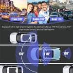 مسجل قيادة بعدسات ثلاثية بدقة HD 1080P للرؤية الليلية بالأشعة تحت الحمراء مع واي فاي وتشغيل عبر الهاتف المحمول