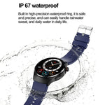 ساعة ذكية TK25 بشاشة 1.39 بوصة مقاومة للماء بمعيار IP67، رياضية، لمراقبة الصحة، مكالمات بلوتوث