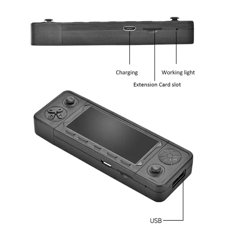 جهاز ألعاب فيديو X9 Ultra مع عصا تحكم لاسلكية مزدوجة 2.4G، 64 جيجابايت مع أكثر من 37000 لعبة، 128 جيجابايت مع أكثر من 42000 لعبة، 256 جيجابايت مع أكثر من 60000 لعبة