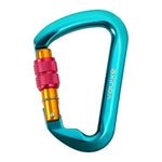 حلقات تسلق صخرية من XINDA XD-8128 لتحمل الأحمال مع أطقم بقاء، أوتوماتيكي رمادي، أوتوماتيكي أسود، ملولب رمادي، ملولب أسود، ملولب برتقالي، ملولب أزرق، ملولب أخضر داكن