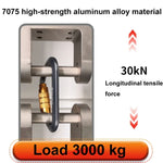 حلقات تسلق صخرية من XINDA XD-8128 لتحمل الأحمال مع أطقم بقاء، أوتوماتيكي رمادي، أوتوماتيكي أسود، ملولب رمادي، ملولب أسود، ملولب برتقالي، ملولب أزرق، ملولب أخضر داكن