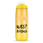 زجاجة ماء للدراجة WEST BIKING بسعة 750 مل كوب ماء محمول للدراجات الخارجية، تدرج أبيض وردي، تدرج أسود رمادي، تدرج أزرق، تدرج أخضر داكن، تدرج أخضر وردي، تدرج أصفر أخضر، تدرج أسود أخضر، تدرج أسود أحمر