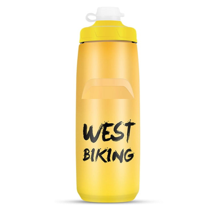 زجاجة ماء للدراجة WEST BIKING بسعة 750 مل كوب ماء محمول للدراجات الخارجية، تدرج أبيض وردي، تدرج أسود رمادي، تدرج أزرق، تدرج أخضر داكن، تدرج أخضر وردي، تدرج أصفر أخضر، تدرج أسود أخضر، تدرج أسود أحمر
