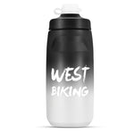 زجاجة ماء للدراجة WEST BIKING بسعة 620 مل كوب ماء محمول للدراجات الخارجية، تدرج أبيض وردي، تدرج أسود رمادي، تدرج أزرق، تدرج أخضر داكن، تدرج أخضر وردي، تدرج أصفر أخضر، تدرج أسود أخضر، تدرج أسود أحمر