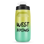 زجاجة ماء للدراجة WEST BIKING بسعة 620 مل كوب ماء محمول للدراجات الخارجية، تدرج أبيض وردي، تدرج أسود رمادي، تدرج أزرق، تدرج أخضر داكن، تدرج أخضر وردي، تدرج أصفر أخضر، تدرج أسود أخضر، تدرج أسود أحمر