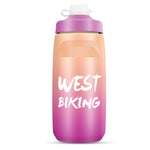 زجاجة ماء للدراجة WEST BIKING بسعة 620 مل كوب ماء محمول للدراجات الخارجية، تدرج أبيض وردي، تدرج أسود رمادي، تدرج أزرق، تدرج أخضر داكن، تدرج أخضر وردي، تدرج أصفر أخضر، تدرج أسود أخضر، تدرج أسود أحمر