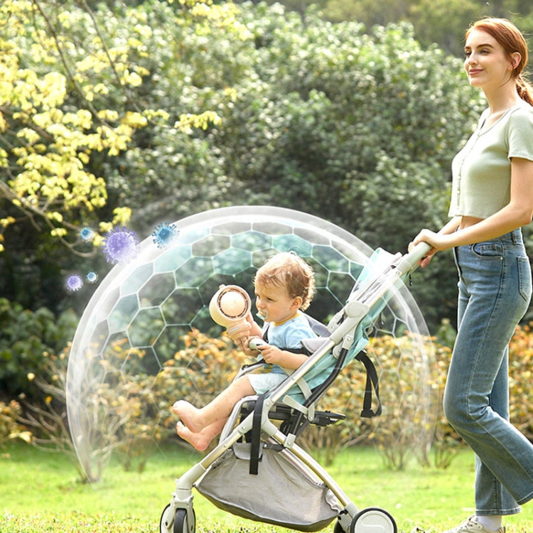 مروحة عربة أطفال عالية السرعة موفرة للطاقة من JisuLife Life2S مروحة صغيرة بدون شفرات برأس دوار لتنقية الهواء، Life2S