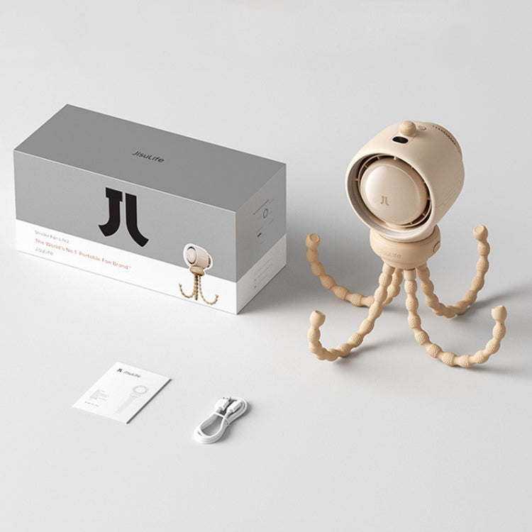 مروحة عربة أطفال عالية السرعة موفرة للطاقة من JisuLife Life2S مروحة صغيرة بدون شفرات برأس دوار لتنقية الهواء، Life2S