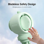 مروحة عربة أطفال عالية السرعة موفرة للطاقة من JisuLife Life2S مروحة صغيرة بدون شفرات برأس دوار لتنقية الهواء، Life2S