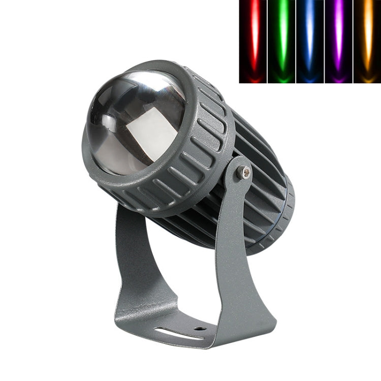 كشاف LED بقوة 10 واط، شعاع واحد، إضاءة خارجية مقاومة للماء، عمود ضوء حائط، مصباح مناظر طبيعية عن بعد، اختر لوناً من 3 ألوان، اختر لوناً من 5 ألوان