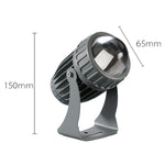 كشاف LED بقوة 10 واط، شعاع واحد، إضاءة خارجية مقاومة للماء، عمود ضوء حائط، مصباح مناظر طبيعية عن بعد، اختر لوناً من 3 ألوان، اختر لوناً من 5 ألوان