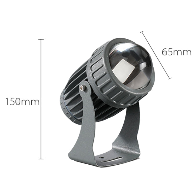 كشاف LED بقوة 10 واط، شعاع واحد، إضاءة خارجية مقاومة للماء، عمود ضوء حائط، مصباح مناظر طبيعية عن بعد، اختر لوناً من 3 ألوان، اختر لوناً من 5 ألوان
