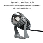 كشاف LED بقوة 10 واط، شعاع واحد، إضاءة خارجية مقاومة للماء، عمود ضوء حائط، مصباح مناظر طبيعية عن بعد، اختر لوناً من 3 ألوان، اختر لوناً من 5 ألوان