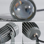 كشاف LED بقوة 10 واط، شعاع واحد، إضاءة خارجية مقاومة للماء، عمود ضوء حائط، مصباح مناظر طبيعية عن بعد، اختر لوناً من 3 ألوان، اختر لوناً من 5 ألوان