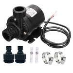 مضخة تعزيز بمحرك بدون فرشاة مع عمود سيراميك رفع 5m، DC12V، DC24V