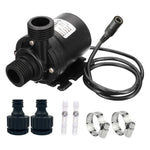 مضخة تعزيز بمحرك بدون فرشاة مع عمود سيراميك رفع 5m، DC12V، DC24V