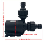 مضخة تعزيز بمحرك بدون فرشاة مع عمود سيراميك رفع 5m، DC12V، DC24V