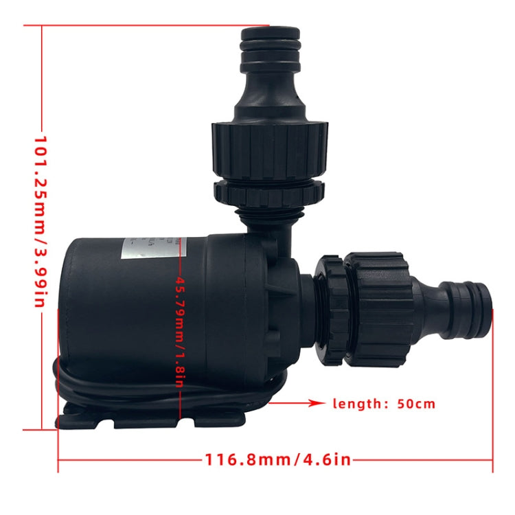 مضخة تعزيز بمحرك بدون فرشاة مع عمود سيراميك رفع 5m، DC12V، DC24V