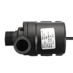 مضخة تعزيز بمحرك بدون فرشاة مع عمود سيراميك رفع 5m، DC12V، DC24V