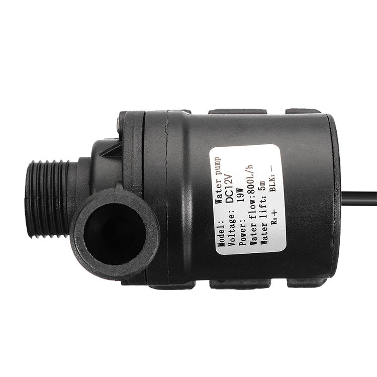 مضخة تعزيز بمحرك بدون فرشاة مع عمود سيراميك رفع 5m، DC12V، DC24V